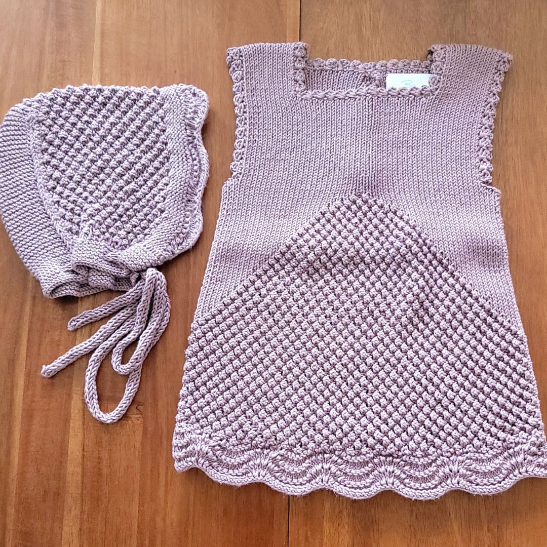 Alba Tunic Top & Bonnet - In Stock