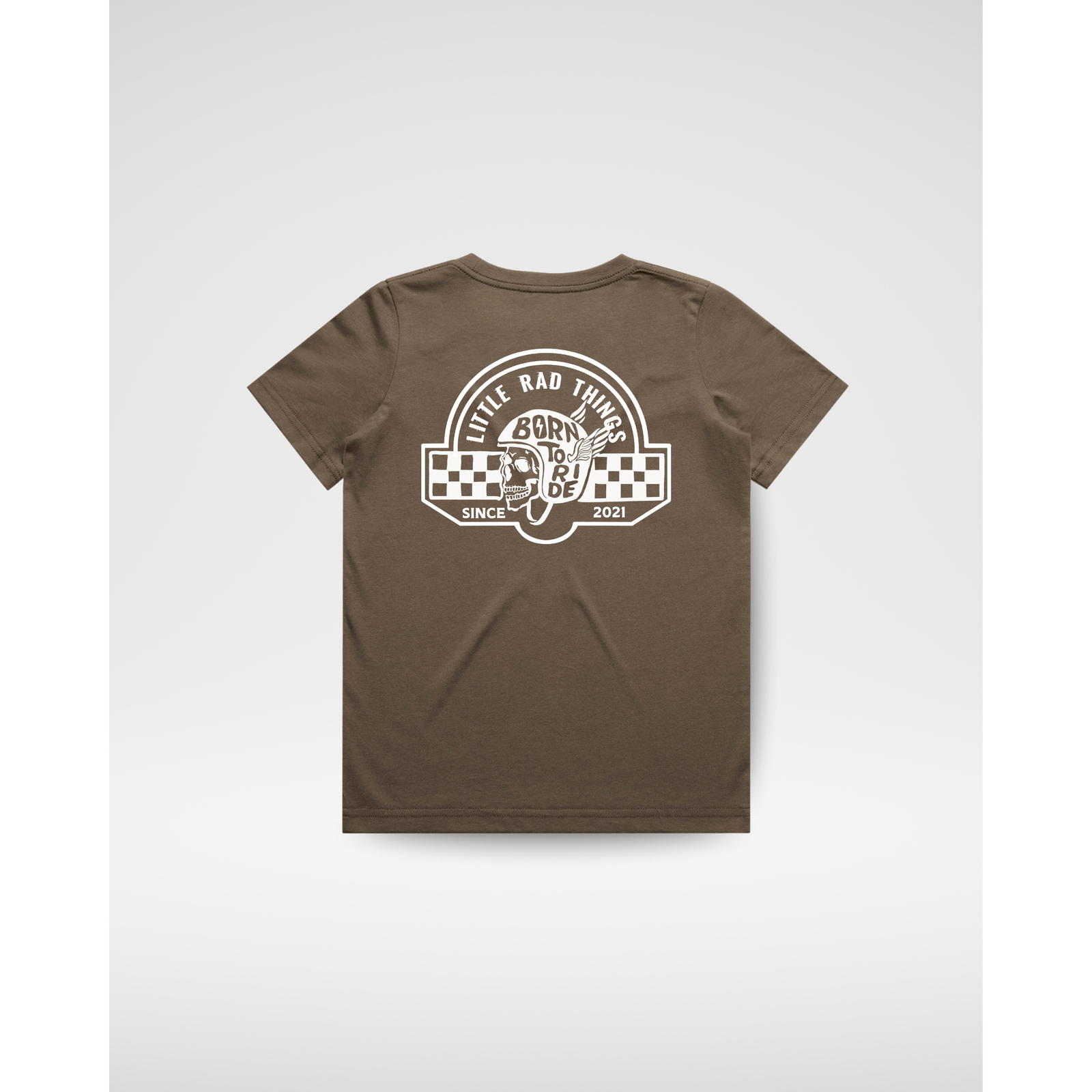 TIL DEATH DO WE RIDE TEE - BROWN