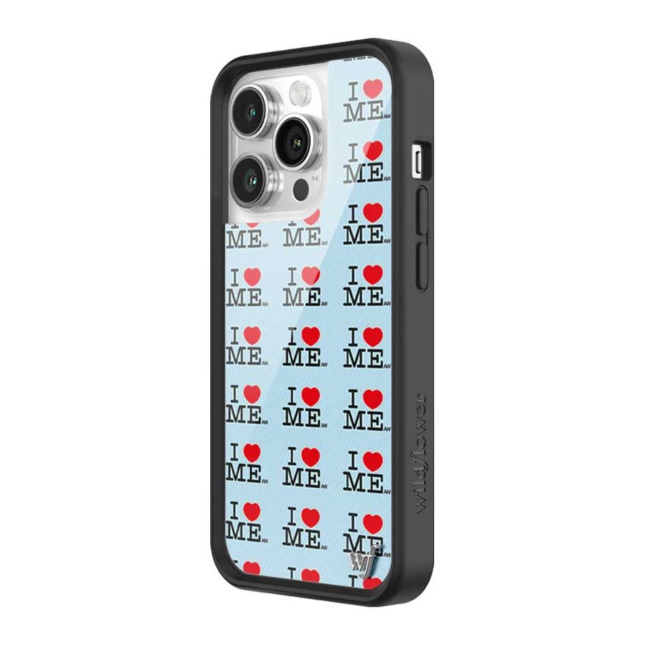 I Heart Me | Blue iPhone Case