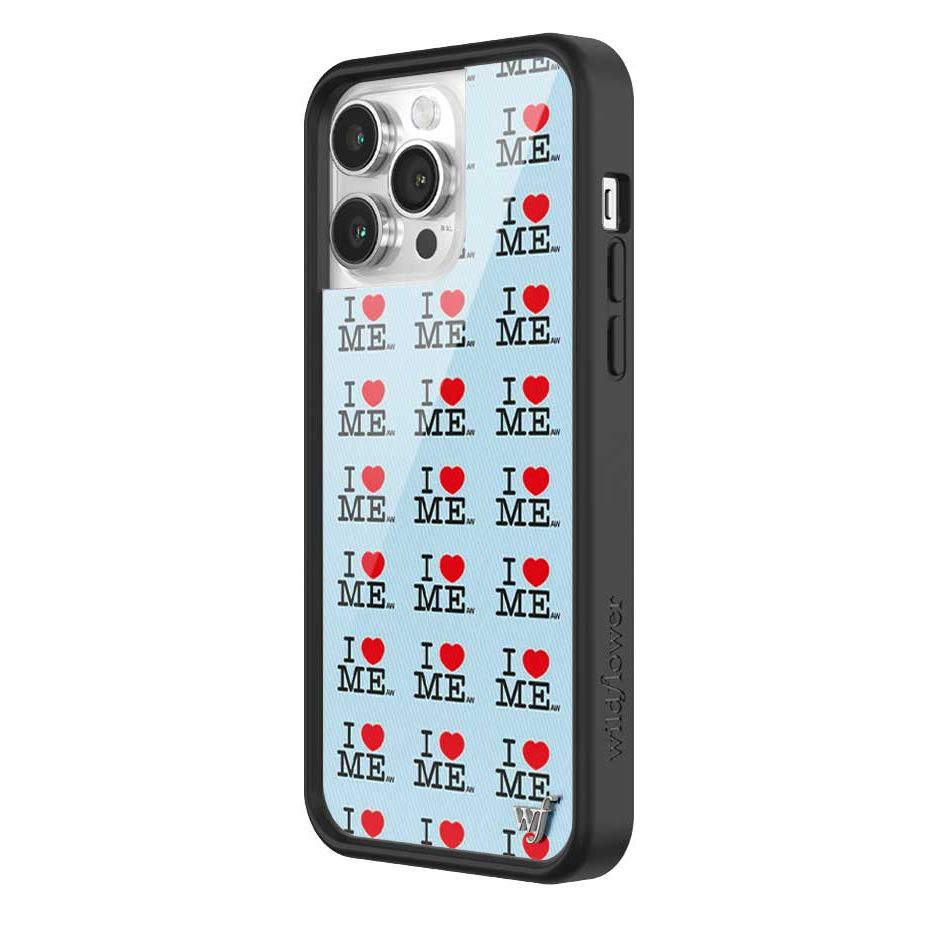 I Heart Me | Blue iPhone Case