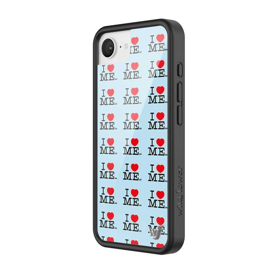 I Heart Me | Blue iPhone Case