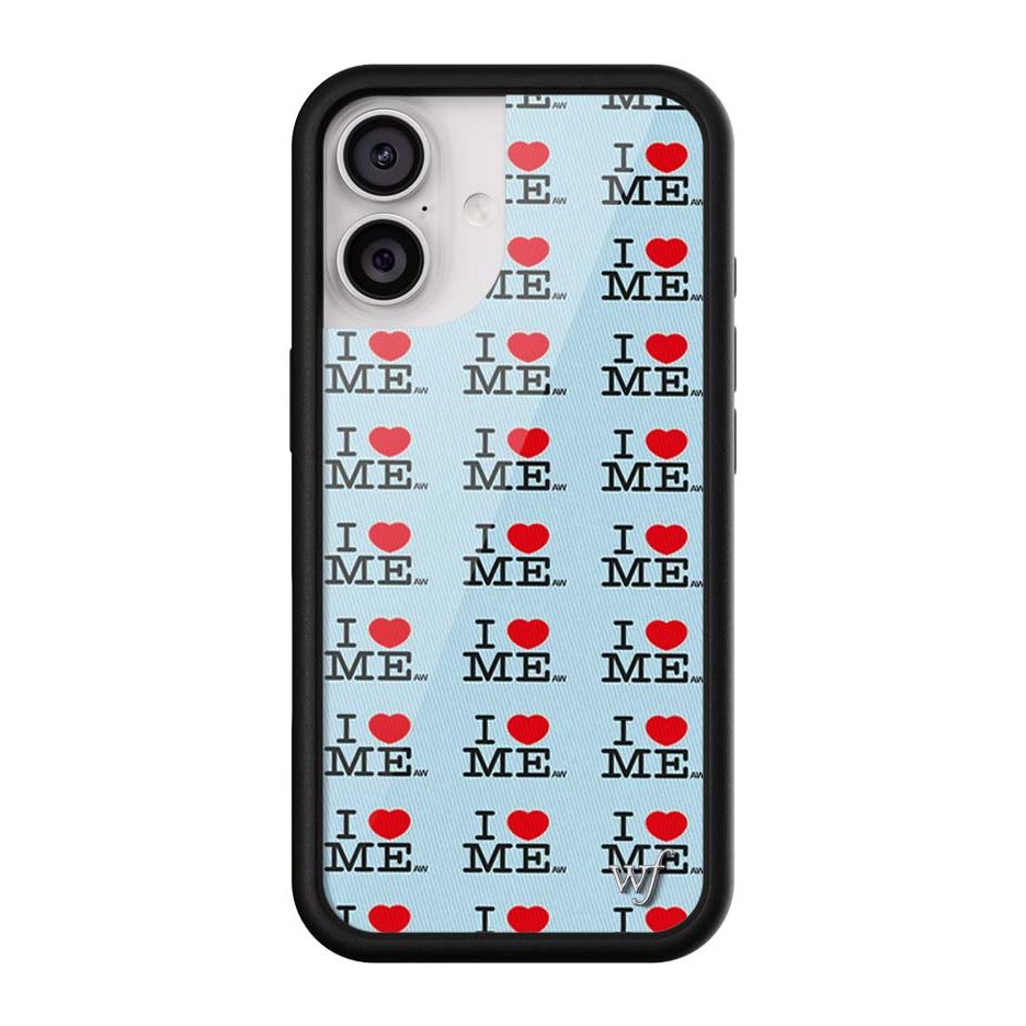 I Heart Me | Blue iPhone Case