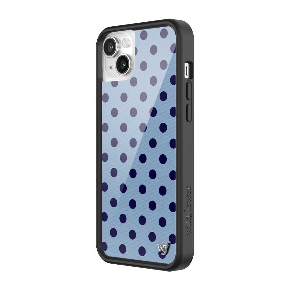Polka Dot | Blue and Navy Blue iPhone Case