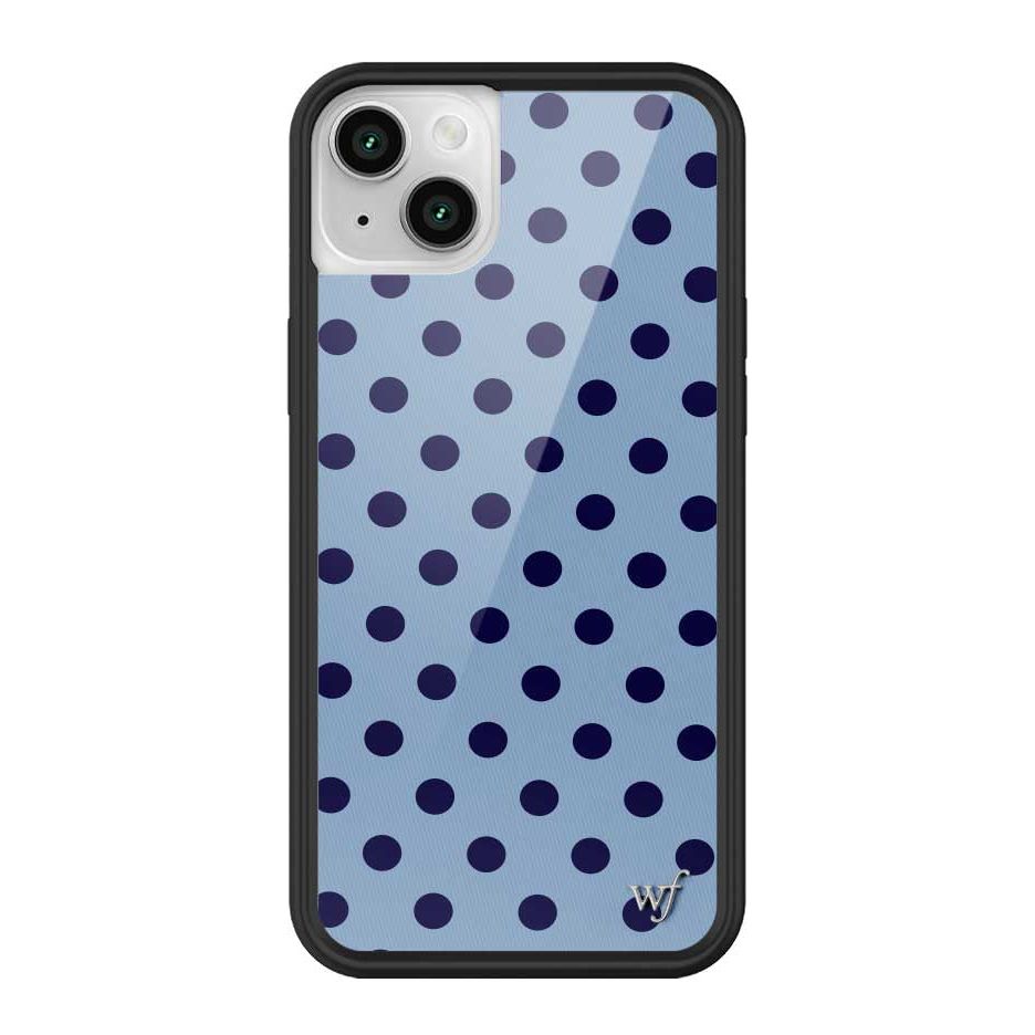 Polka Dot | Blue and Navy Blue iPhone Case