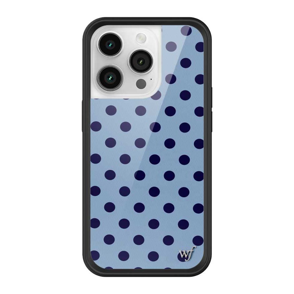 Polka Dot | Blue and Navy Blue iPhone Case