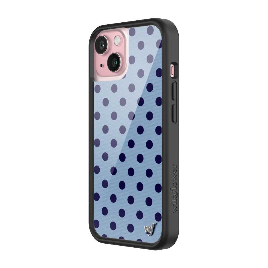 Polka Dot | Blue and Navy Blue iPhone Case
