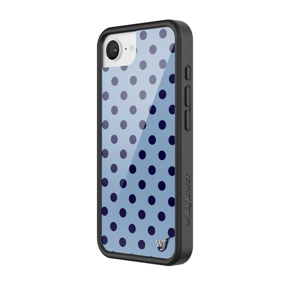 Polka Dot | Blue and Navy Blue iPhone Case