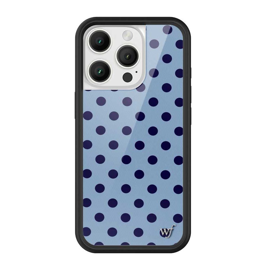 Polka Dot | Blue and Navy Blue iPhone Case