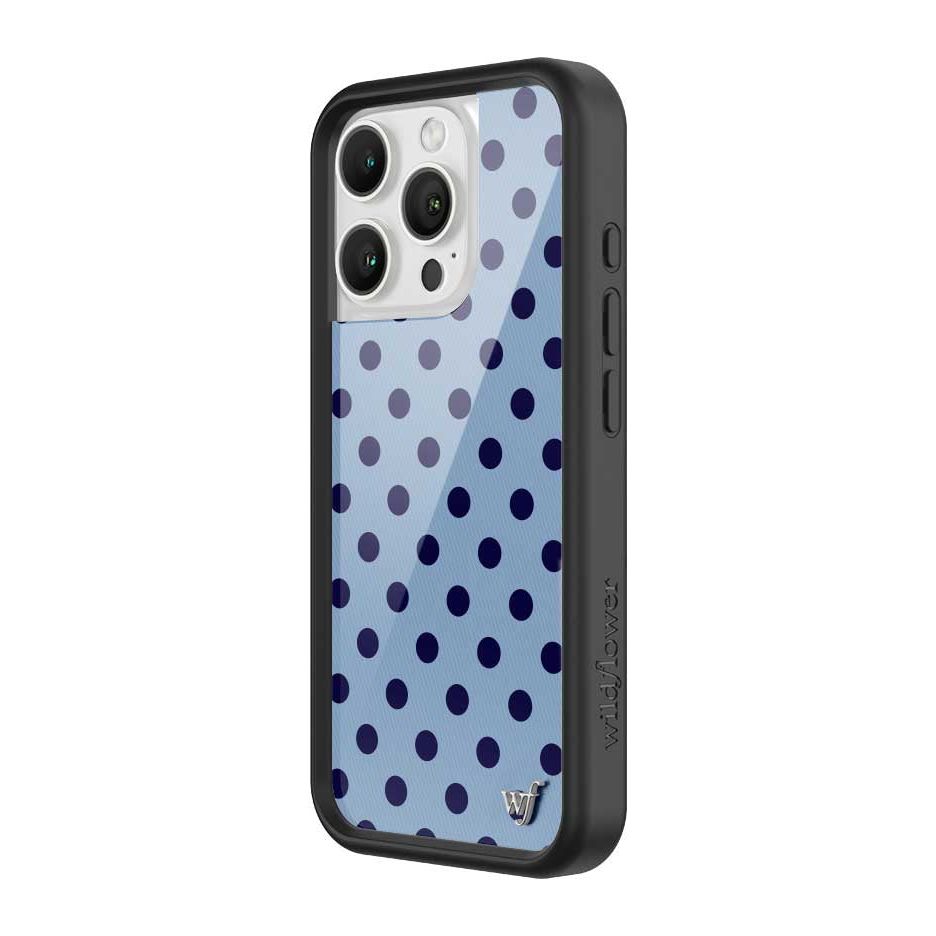 Polka Dot | Blue and Navy Blue iPhone Case
