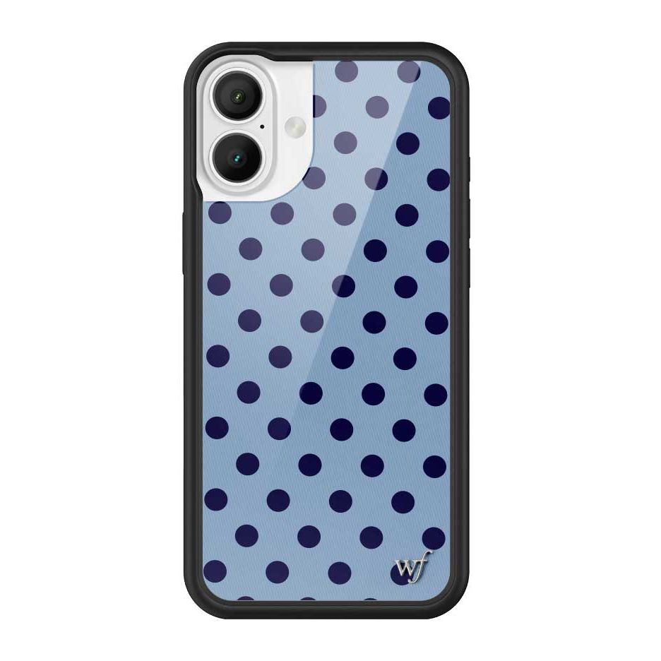 Polka Dot | Blue and Navy Blue iPhone Case