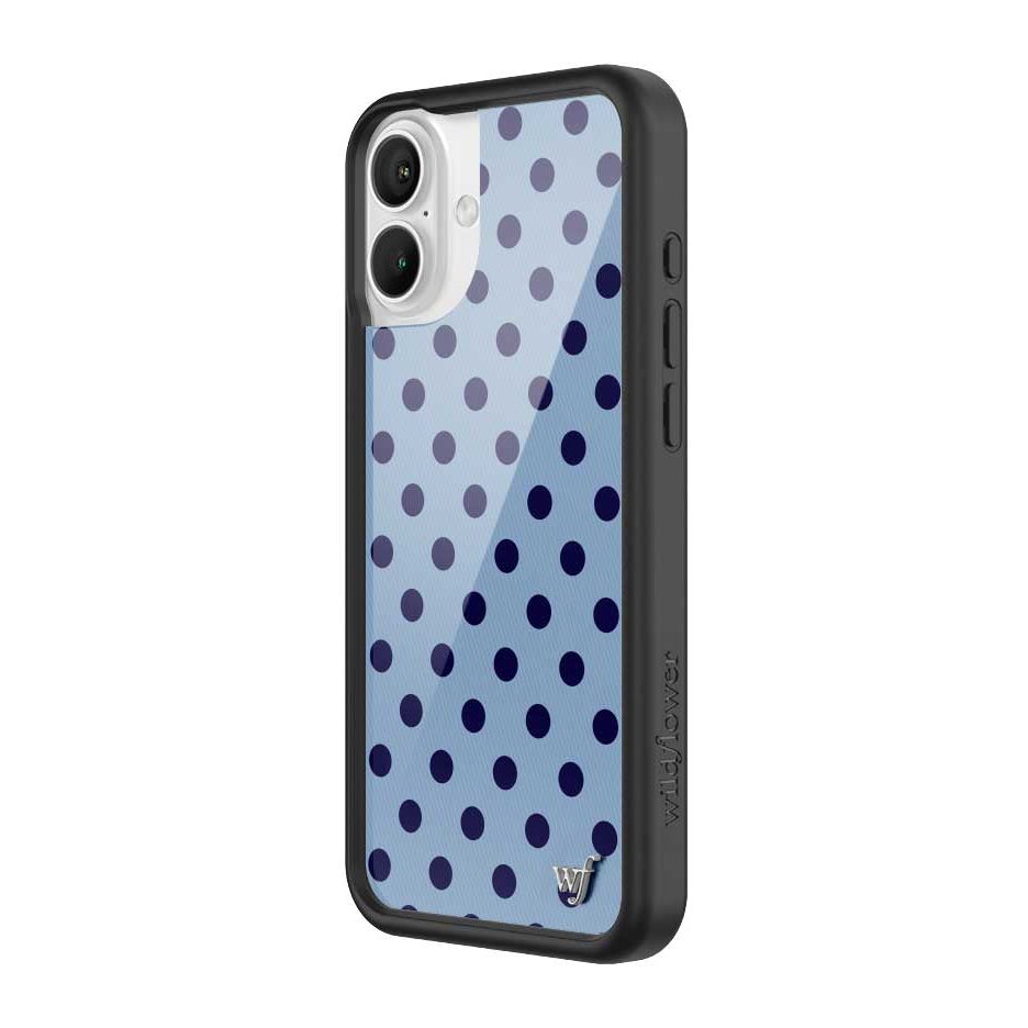 Polka Dot | Blue and Navy Blue iPhone Case
