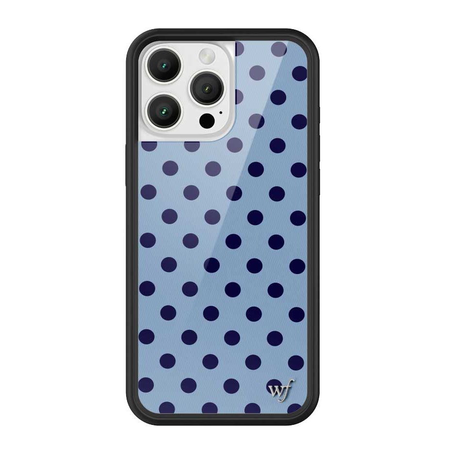 Polka Dot | Blue and Navy Blue iPhone Case