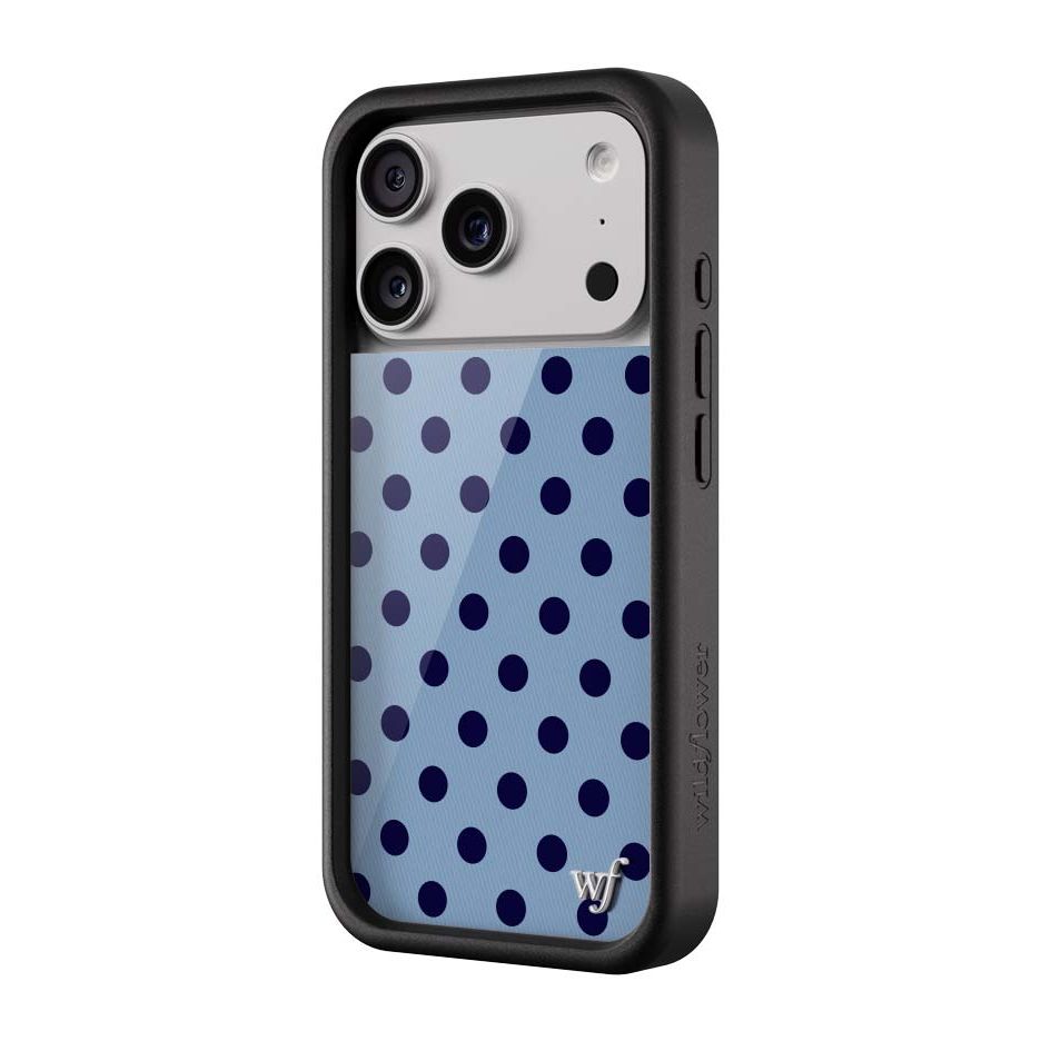 Polka Dot | Blue and Navy Blue iPhone Case