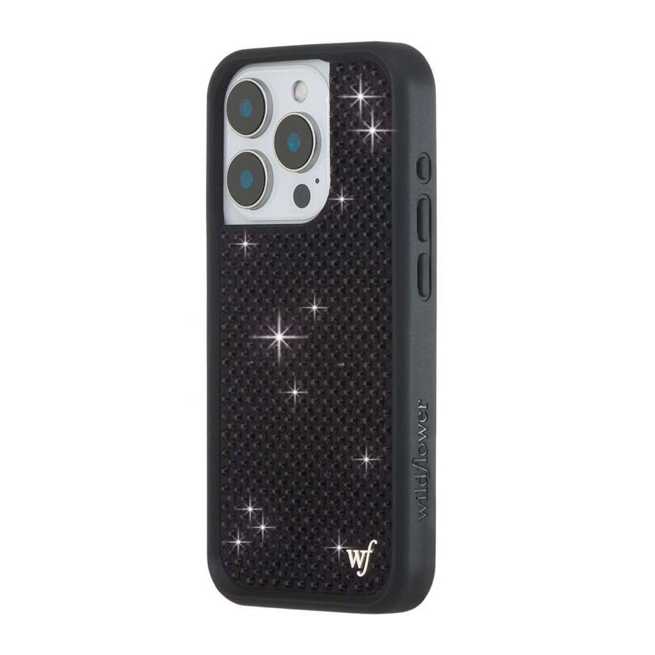 Rhinestone iPhone Case | Black