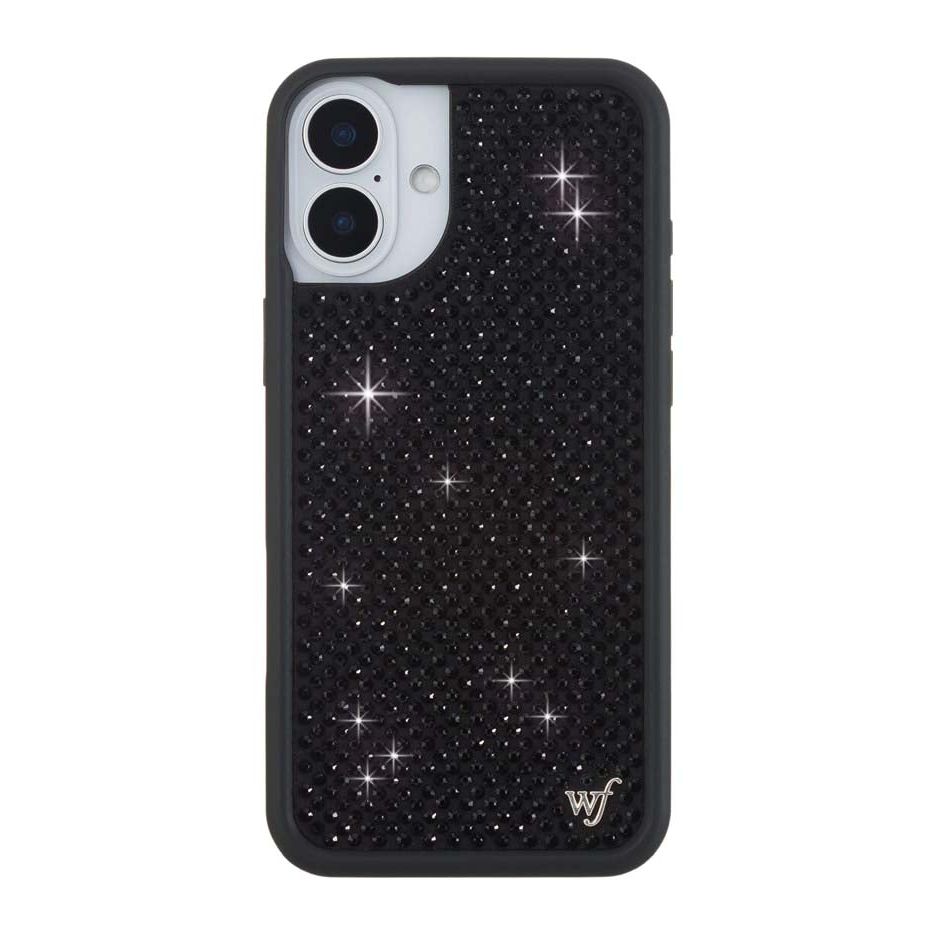 Rhinestone iPhone Case | Black