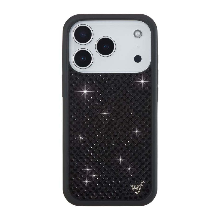 Rhinestone iPhone Case | Black