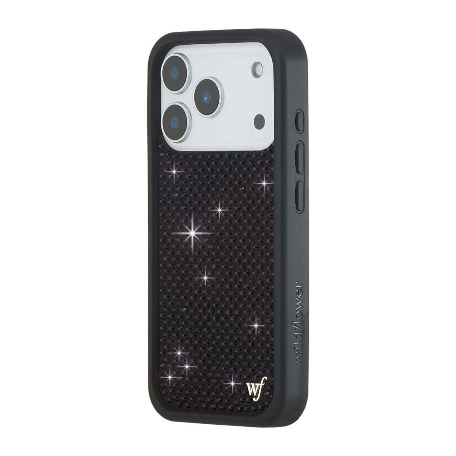Rhinestone iPhone Case | Black