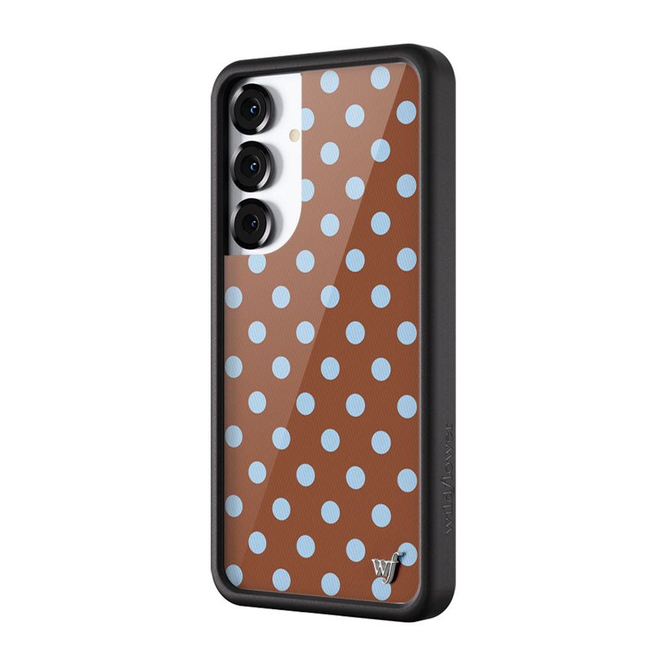 Polka Dot | Brown and Blue Samsung Galaxy Case
