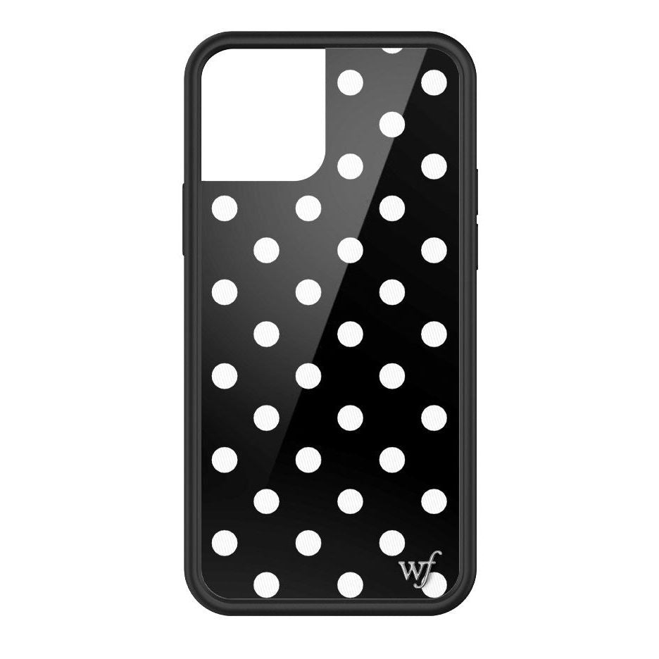 Polka Dot | Black and White iPhone Case