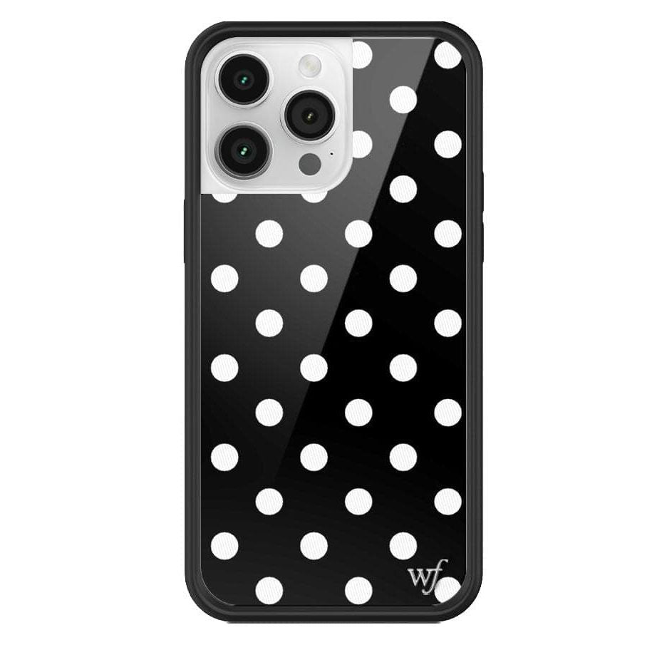 Polka Dot | Black and White iPhone Case