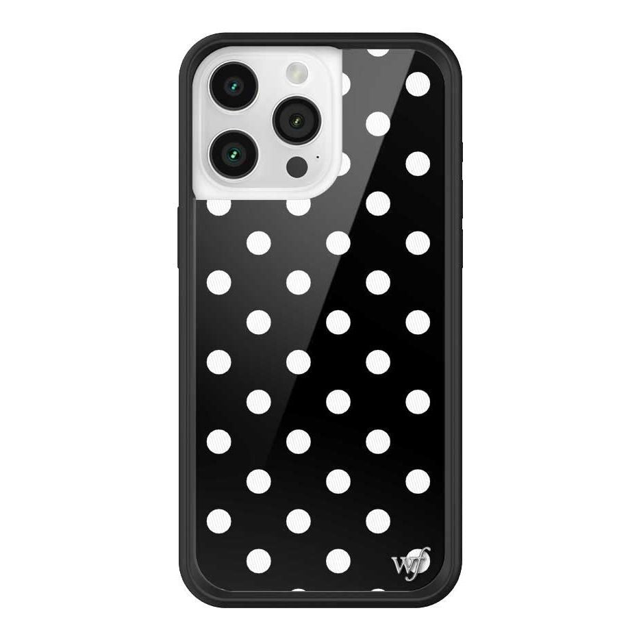 Polka Dot | Black and White iPhone Case