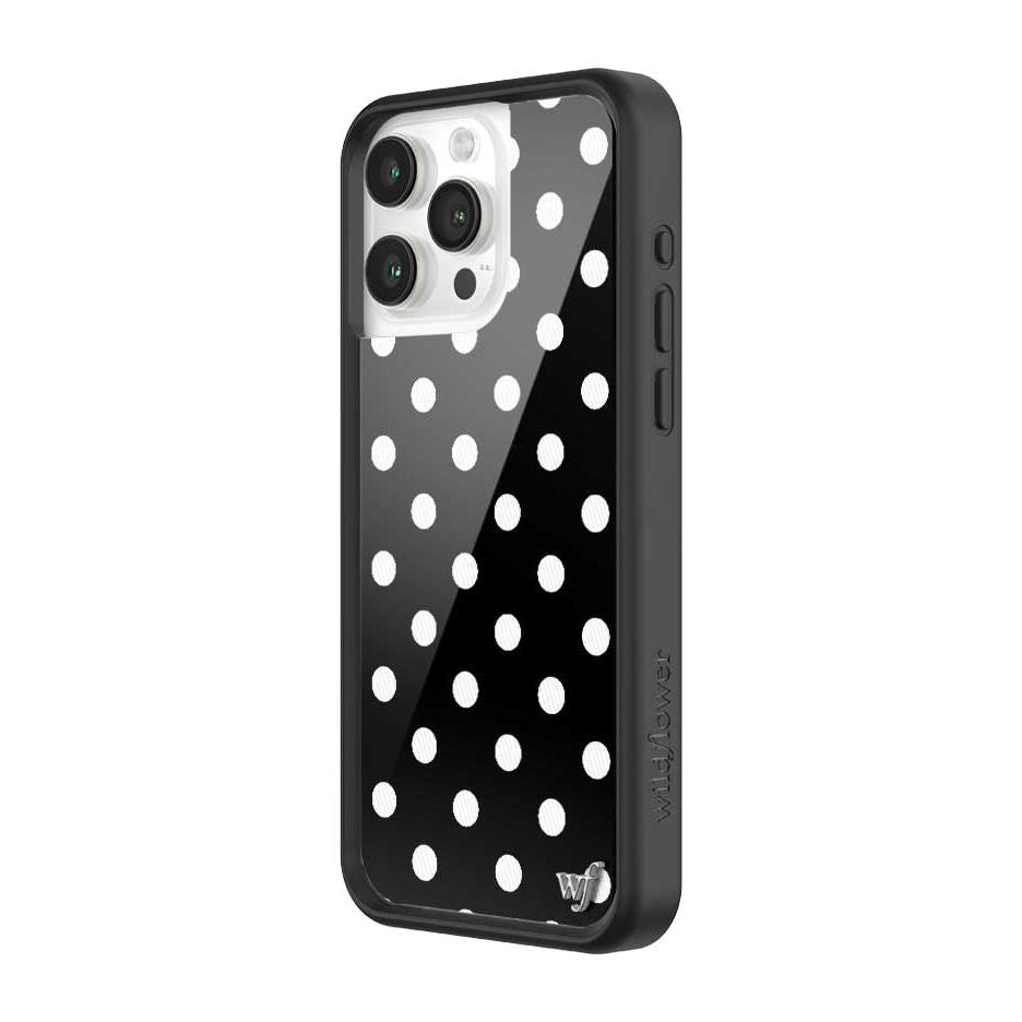 Polka Dot | Black and White iPhone Case