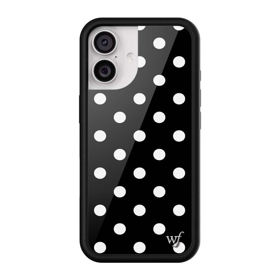 Polka Dot | Black and White iPhone Case