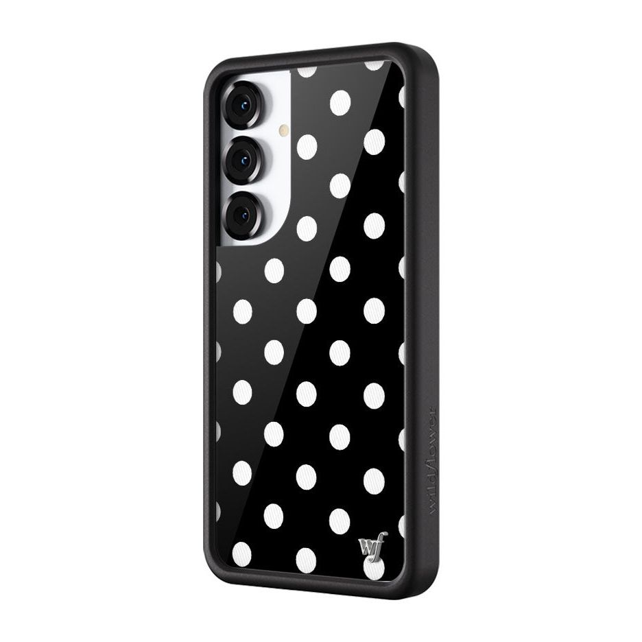 Polka Dot | Black and White Samsung Galaxy Case