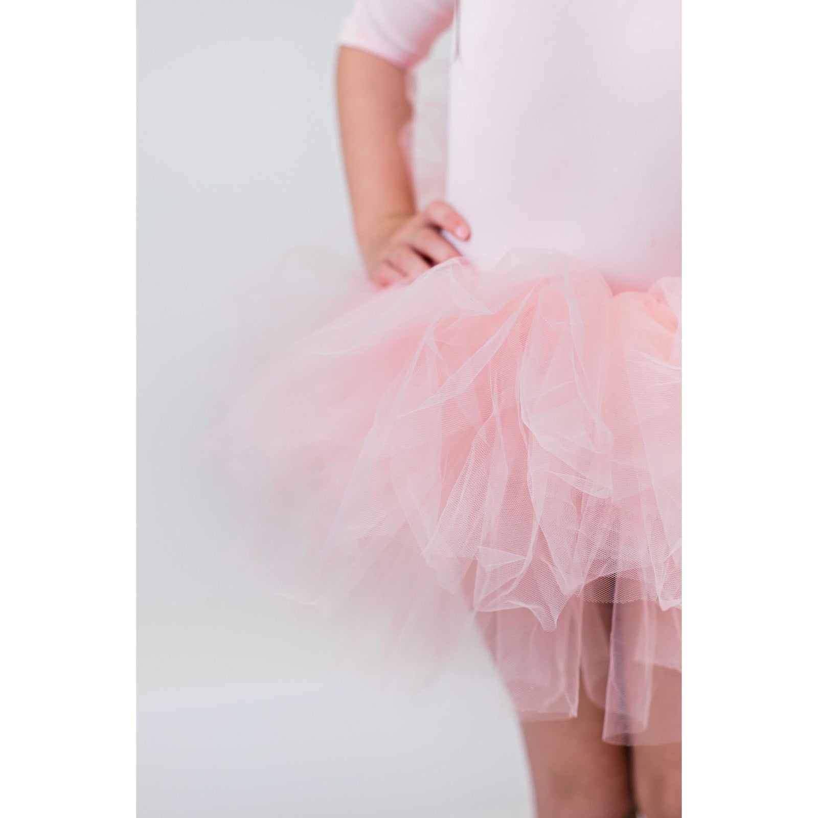 Ballet Pink 3/4 Tutu Leotard