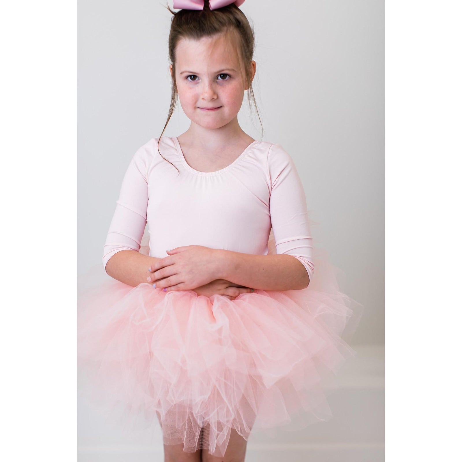 Ballet Pink 3/4 Tutu Leotard