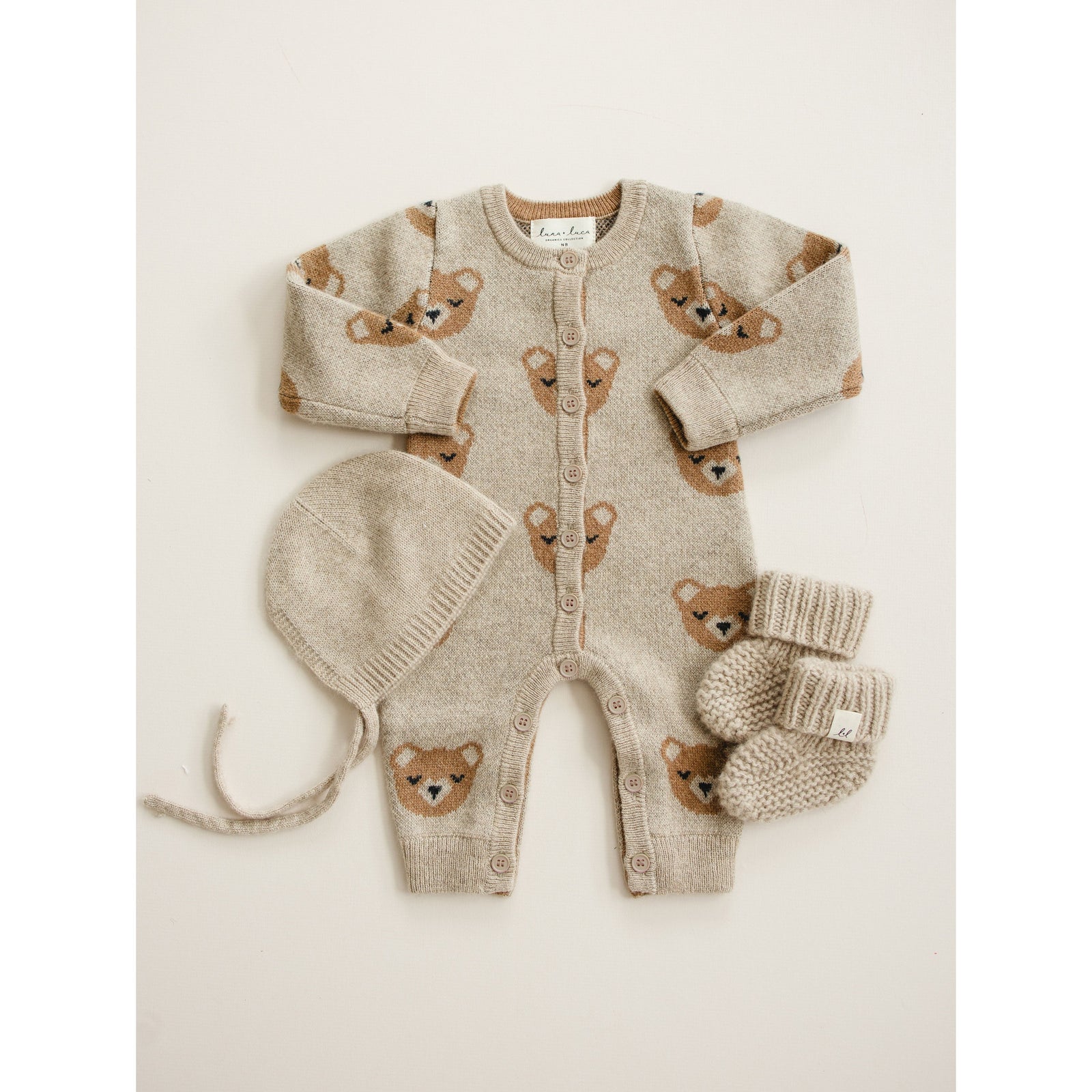 Luna + Luca Bear Cashmere Luxxe Set