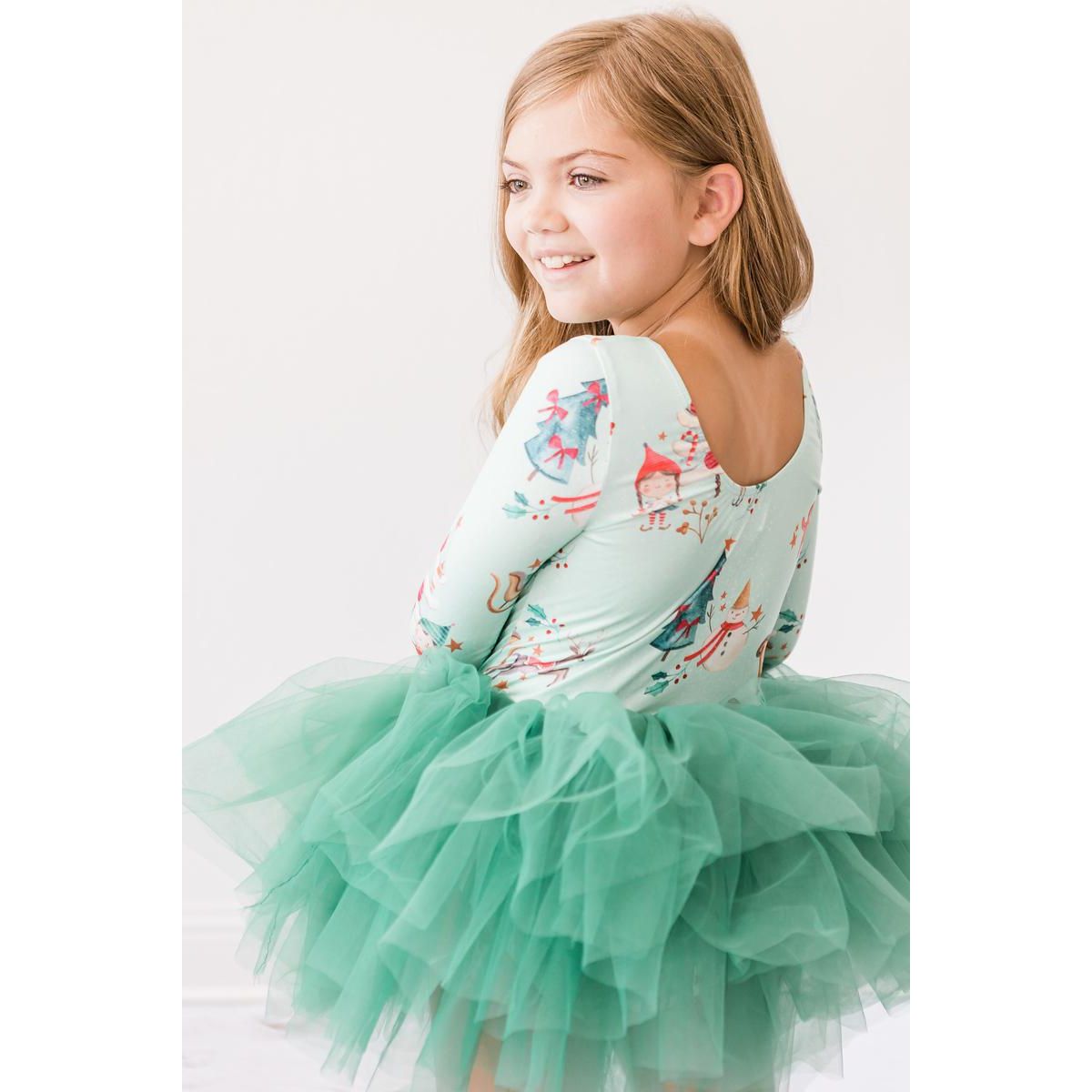 Believe in Your Elf 3/4 Tutu Leotard