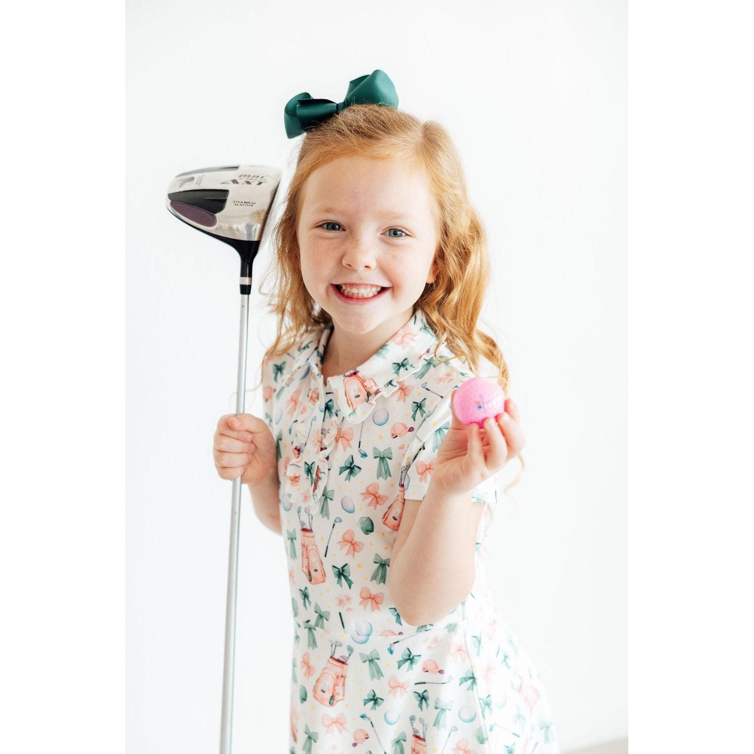 Birdies & Bows S/S Polo Dress
