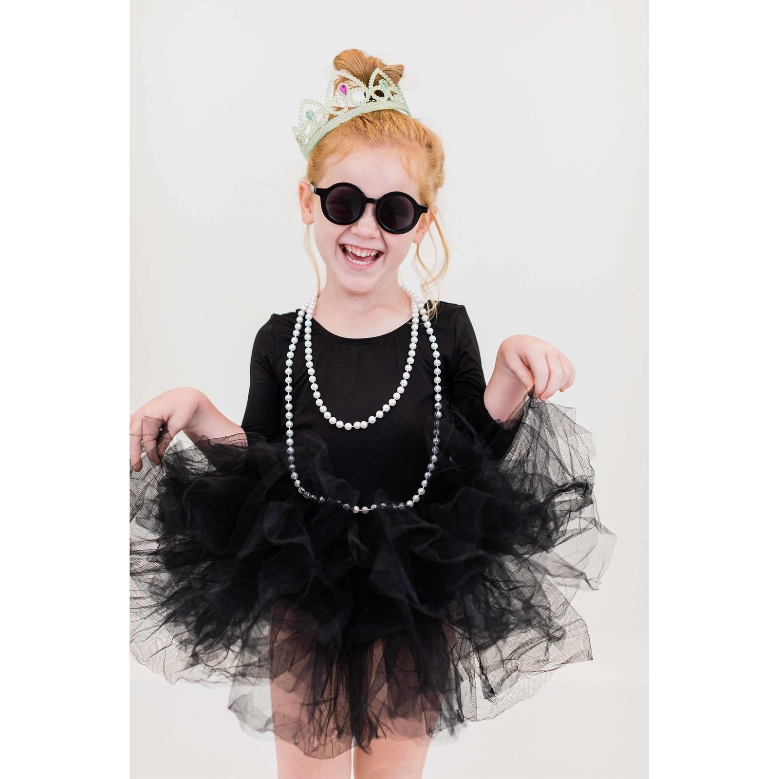 Black 3/4 Tutu Leotard