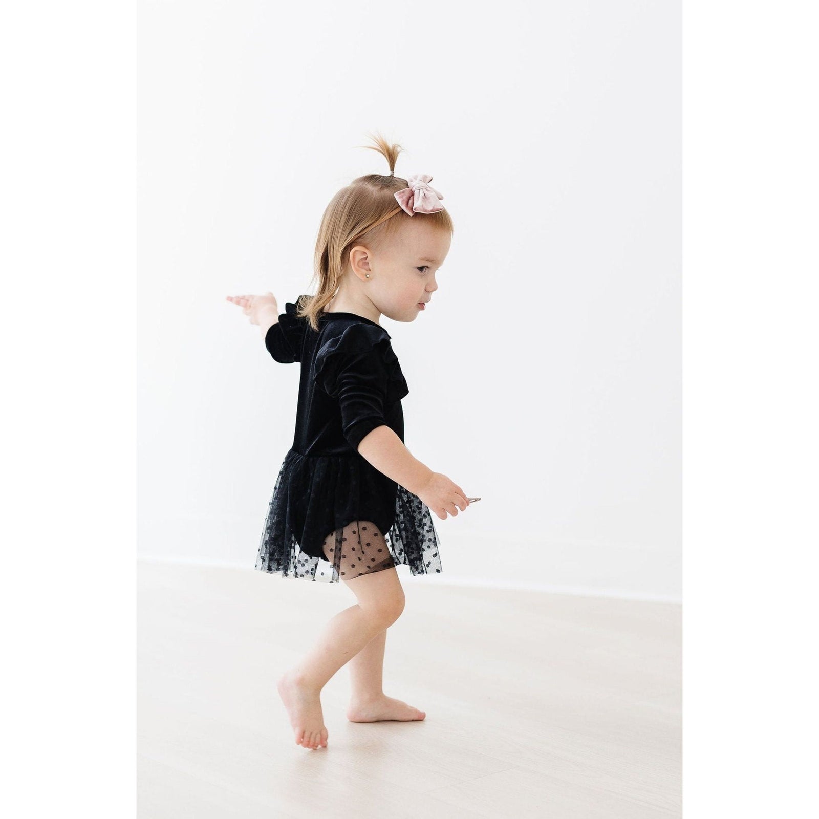 Black Velvet Tutu Bodysuit