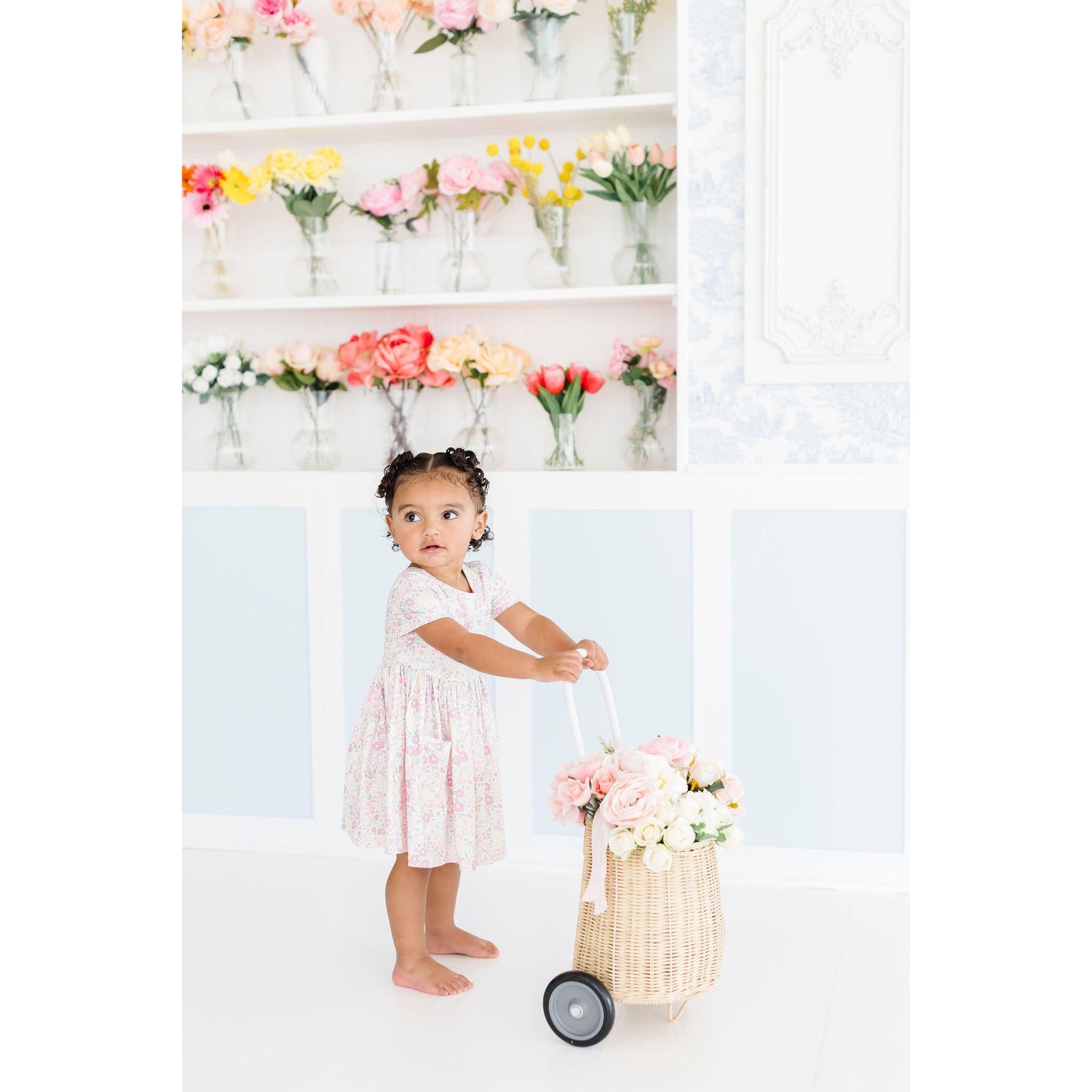 Blooming Beauty S/S Pocket Twirl Dress