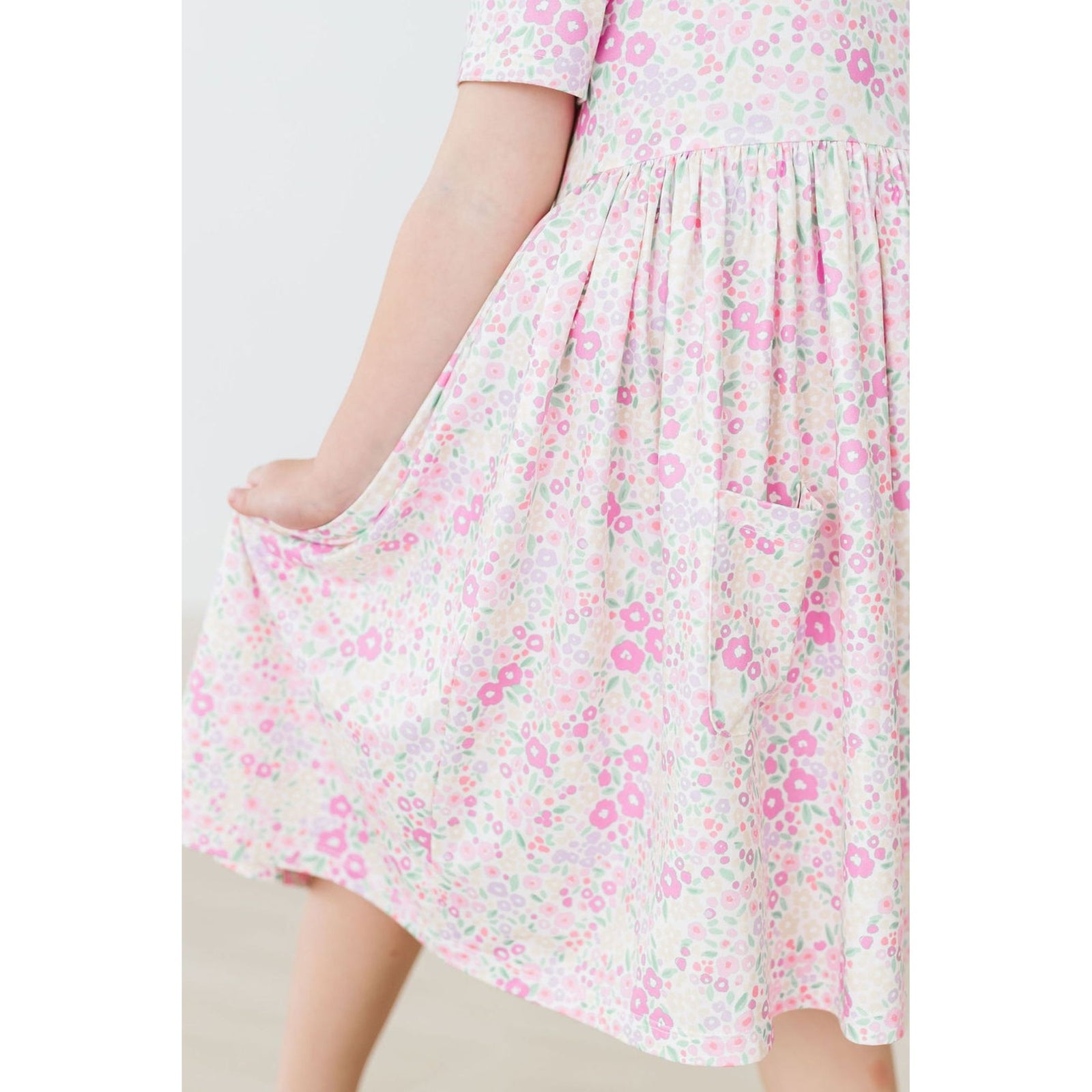 Blooming Beauty S/S Pocket Twirl Dress