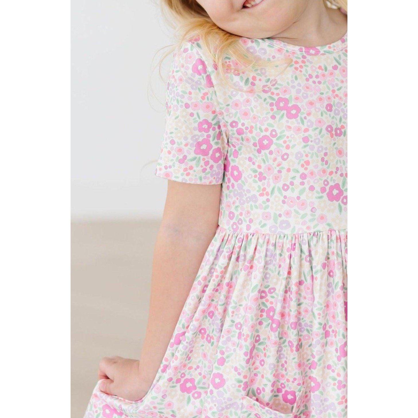 Blooming Beauty S/S Pocket Twirl Dress