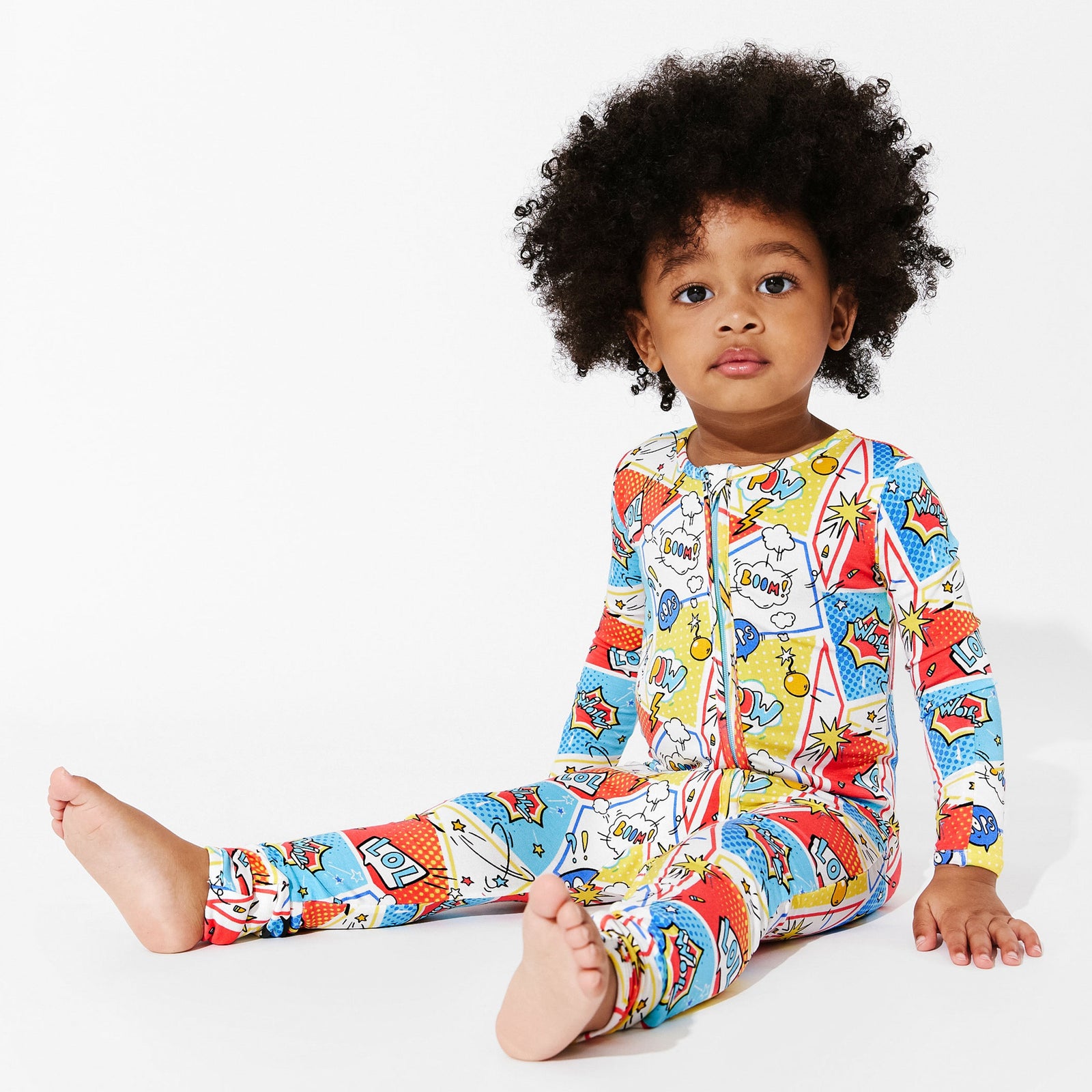Comic Hero Bamboo Convertible Footie