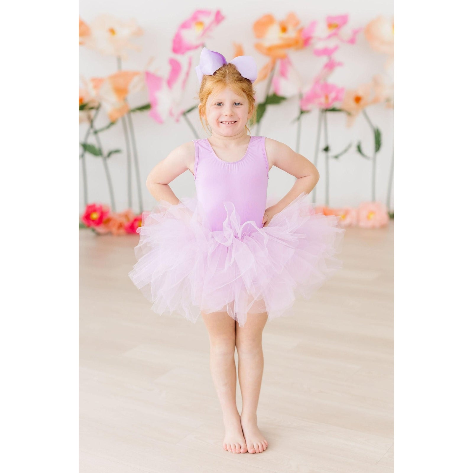 Bright Lilac Tank Tutu Leotard