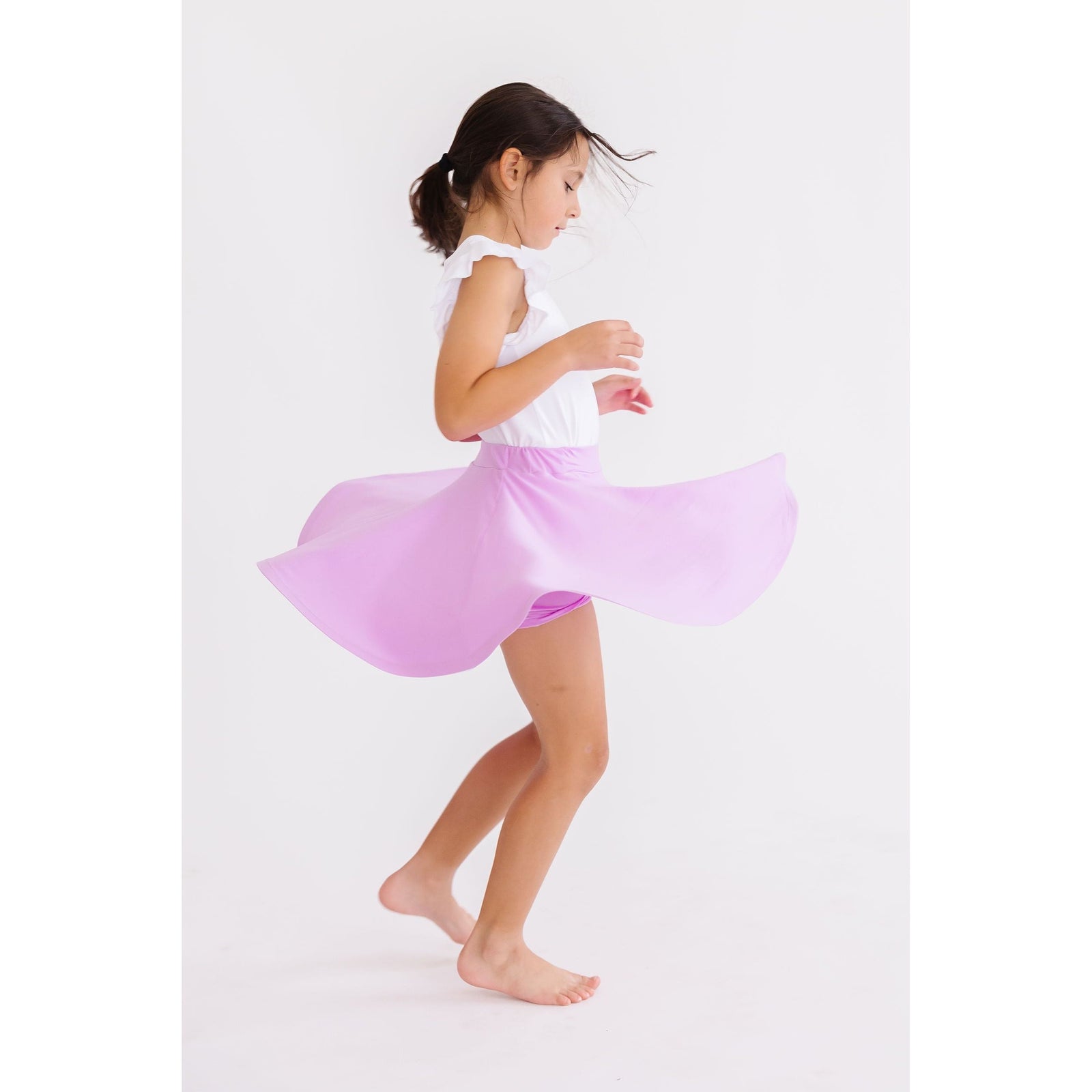 Bright Lilac Twirl Skort