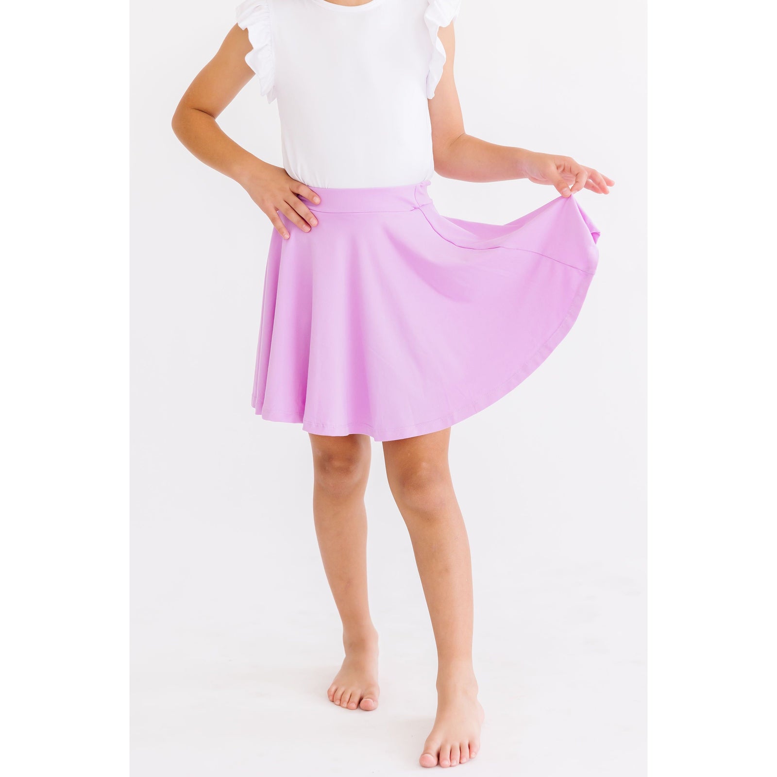 Bright Lilac Twirl Skort