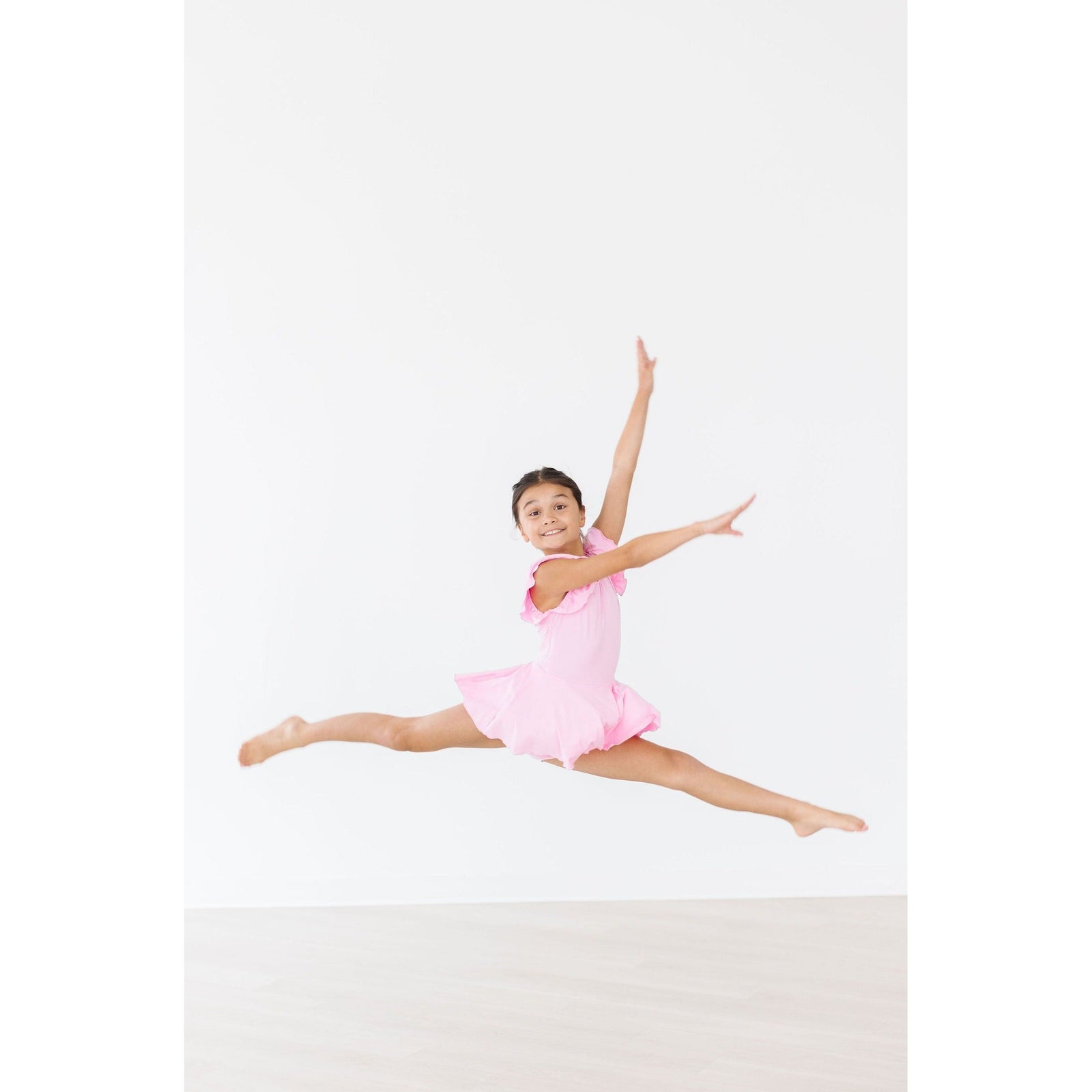 Bubblegum Pink S/S Twirl Leotard
