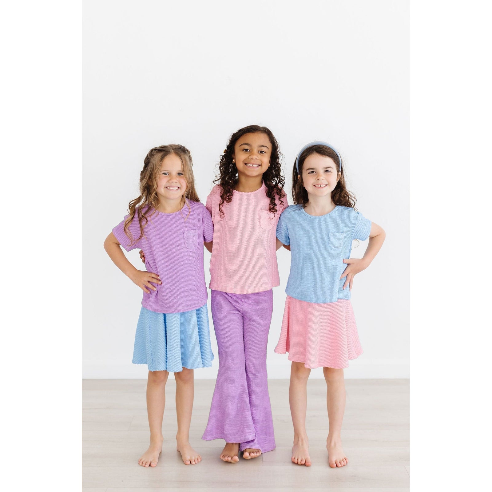 Bright Lilac Scrunchy Bells