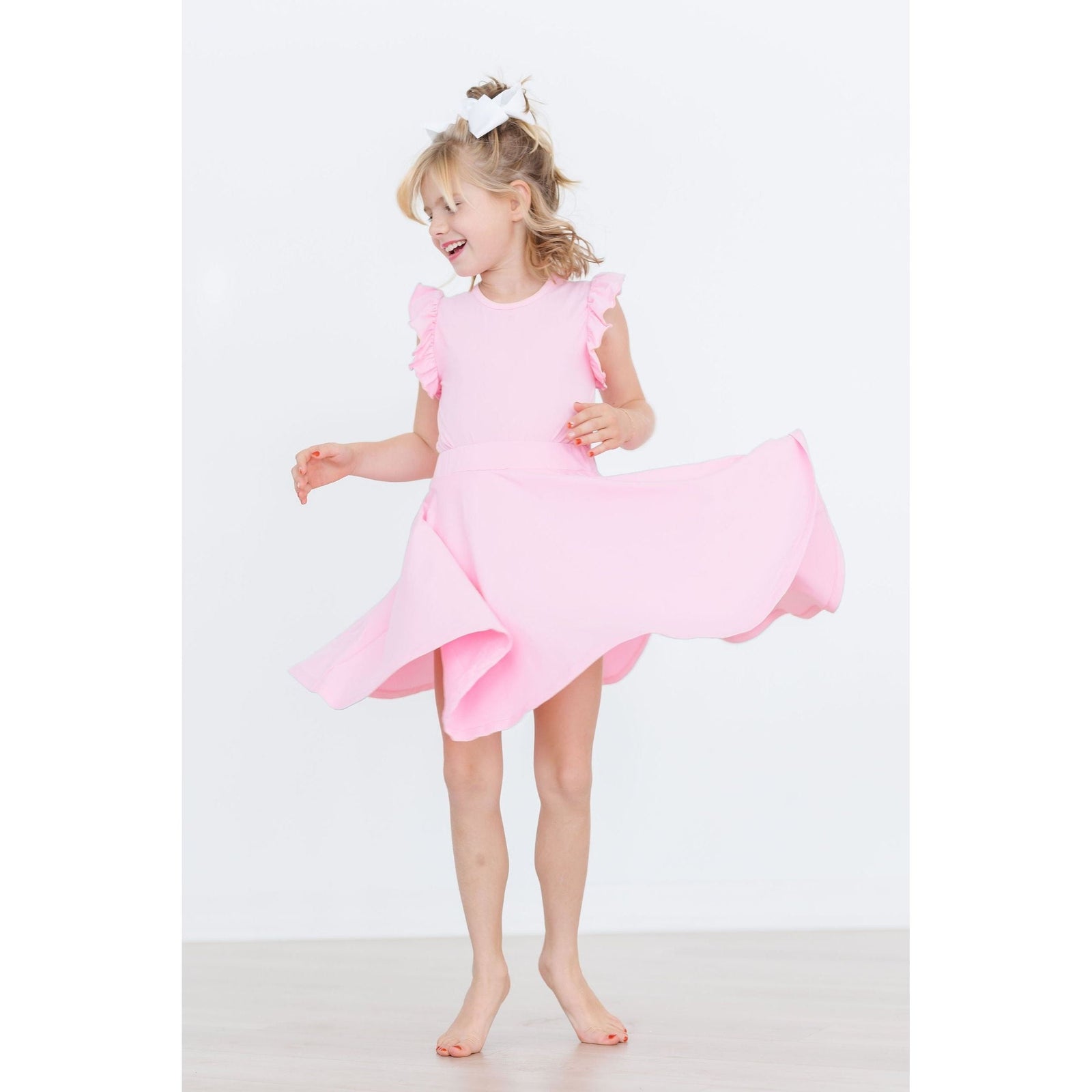 Bubblegum Pink Twirl Skort