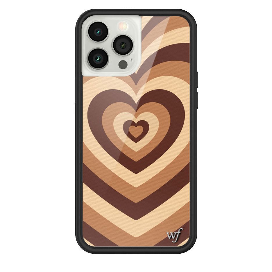 Latte Love | Brown iPhone Case