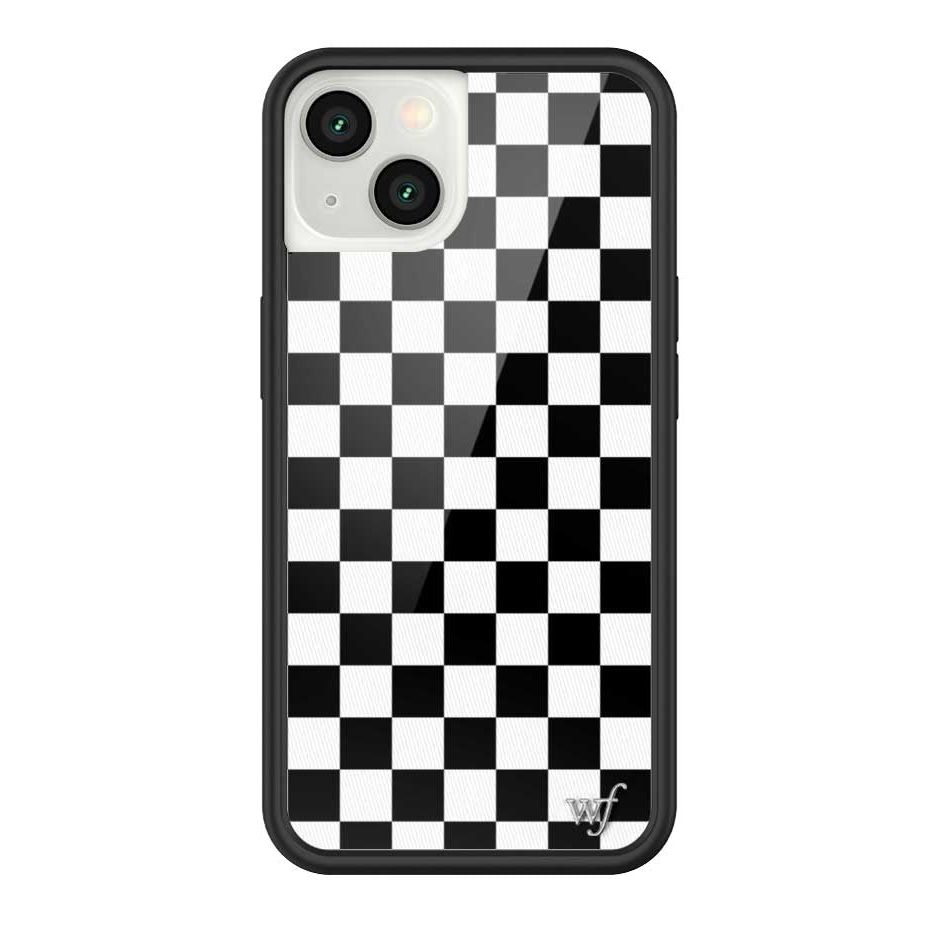 Checkers | Black iPhone Case