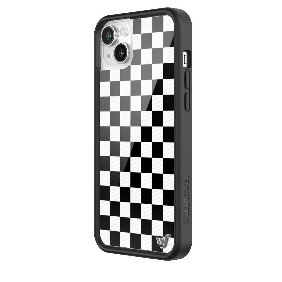 Checkers | Black iPhone Case