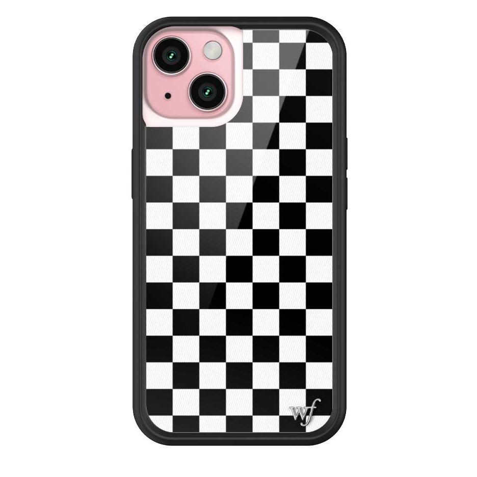 Checkers | Black iPhone Case