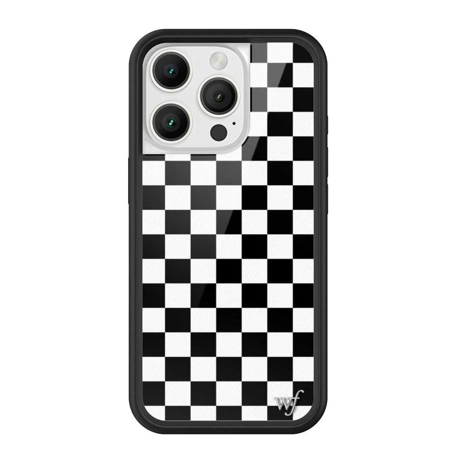 Checkers | Black iPhone Case